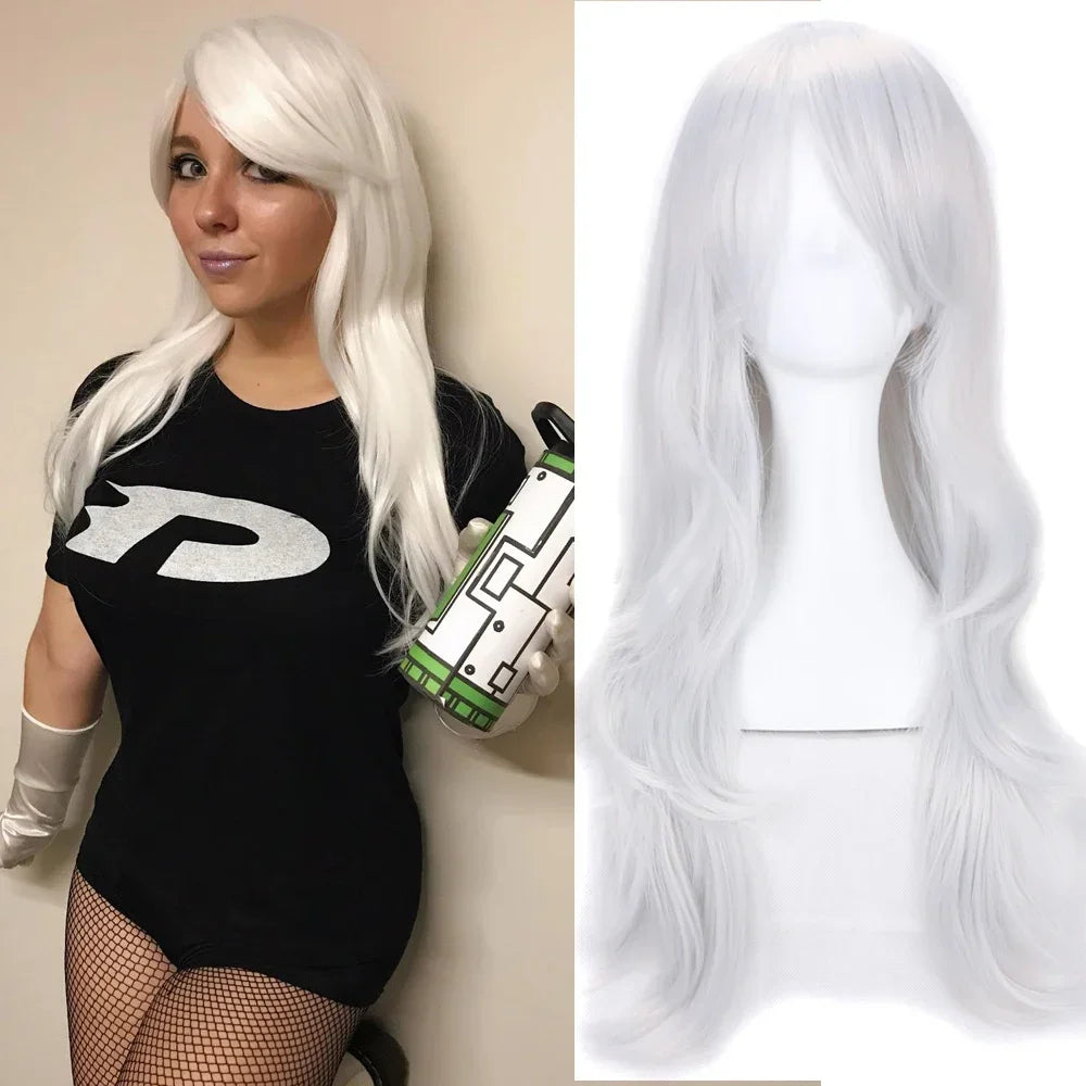 Cosplay Anime Long Wavy Pink Blue Red Blonde Black Green White Brown Cosplay Wig Synthetic Wig