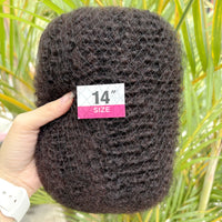 4C Afro Kinky Human Hair Bulk for Braiding