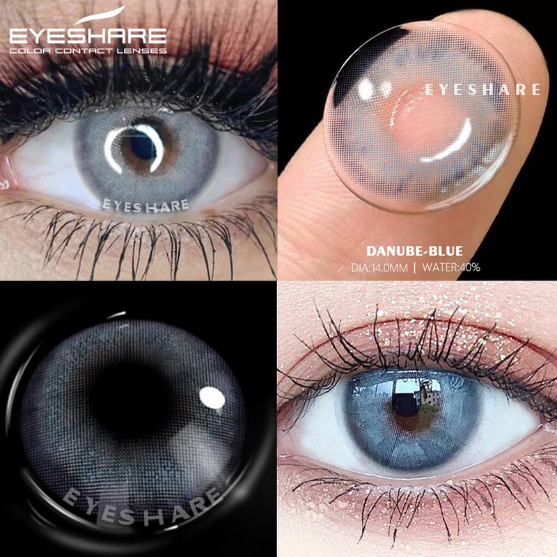 EYESHARE Natural Colored Lens Eyes Color Contact Lenses for Eyes Beauty Contact Lenses Eye Cosmetic Color Lens Eyes Yearly Use