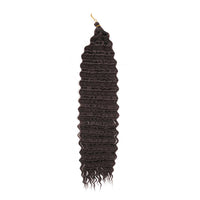 Ocean Wave Crochet Hair 22 Inch Deep Wave Curly Braiding Hair Soft Synthetic Crochet Braids for Black Women