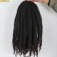 18 Inch Marley Twist Crochet Hair – Ombre Black to Blonde Synthetic Afro Braiding Hair