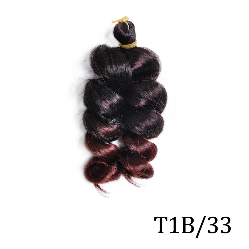 Loose Curly 12″ Pre-Stretched Wavy Braiding Hair – Easy Crochet / Box Braid Bulk (Natural-Curl, Low Shedding)