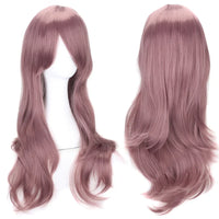 Cosplay Anime Long Wavy Pink Blue Red Blonde Black Green White Brown Cosplay Wig Synthetic Wig