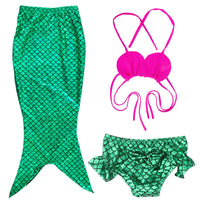 Mermaid Tail for Kids 2025 new girls Cosplay Mermaid Cosplay beach swimsuit for ages 5-10