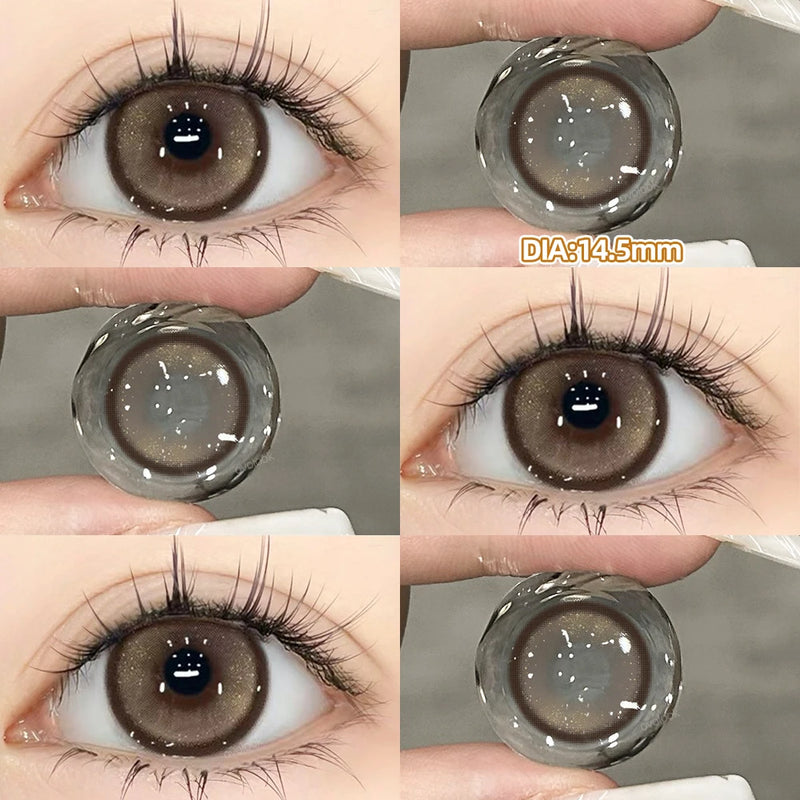 Beauty Pupils Natural Blue Lens Prescription Colored Contact Lenses Myopia Eye Color Lenses Violet Lenses