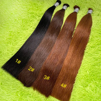 Straight Human Hair Bulk for Braiding | No Weft