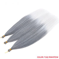 28" Deep Wave Crochet Braiding Hair 3 Pack 300g Synthetic Hair Bundles Ombre Blonde Crochet Hair Extensions