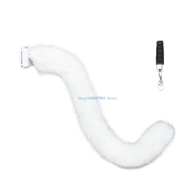 N7YF Animal Tail Cats Tail Electric Wagging Tail Tail Anime Cosplay Accessories