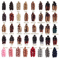 French Loose Curly Braiding Hair12Inch Synthetic French Curl Braiding Hair Extensions Pre Stretched Deep Wavy Twist Crochet Hair