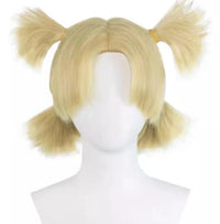 Cosplay Temari Wig  Synthetic Short Straight Wig Anime Party Golden Girl Wig