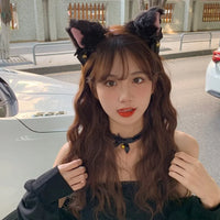 Cute Cat Ears Ladies' Hair Strap Fashionable Plush Bell Role-playing Exquisite Fox Hair Strap Sexy Hair Strap Girls' Headwear