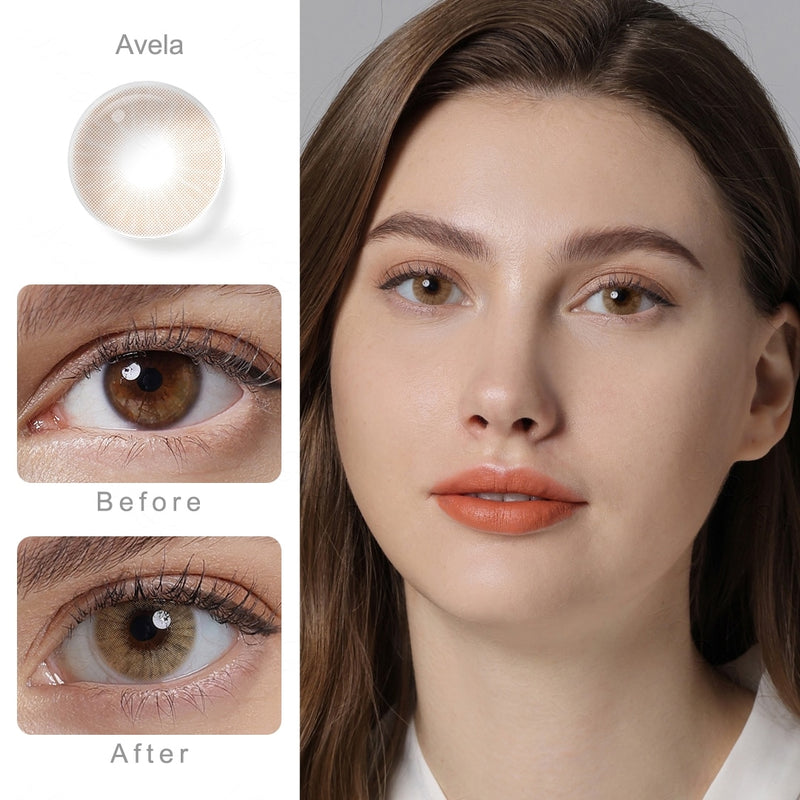 Natural Color Lens Eyes 1Pair Color Contact Lenses For Eyes Beauty Contact Lenses Eye Cosmetic Color Lens Eyes