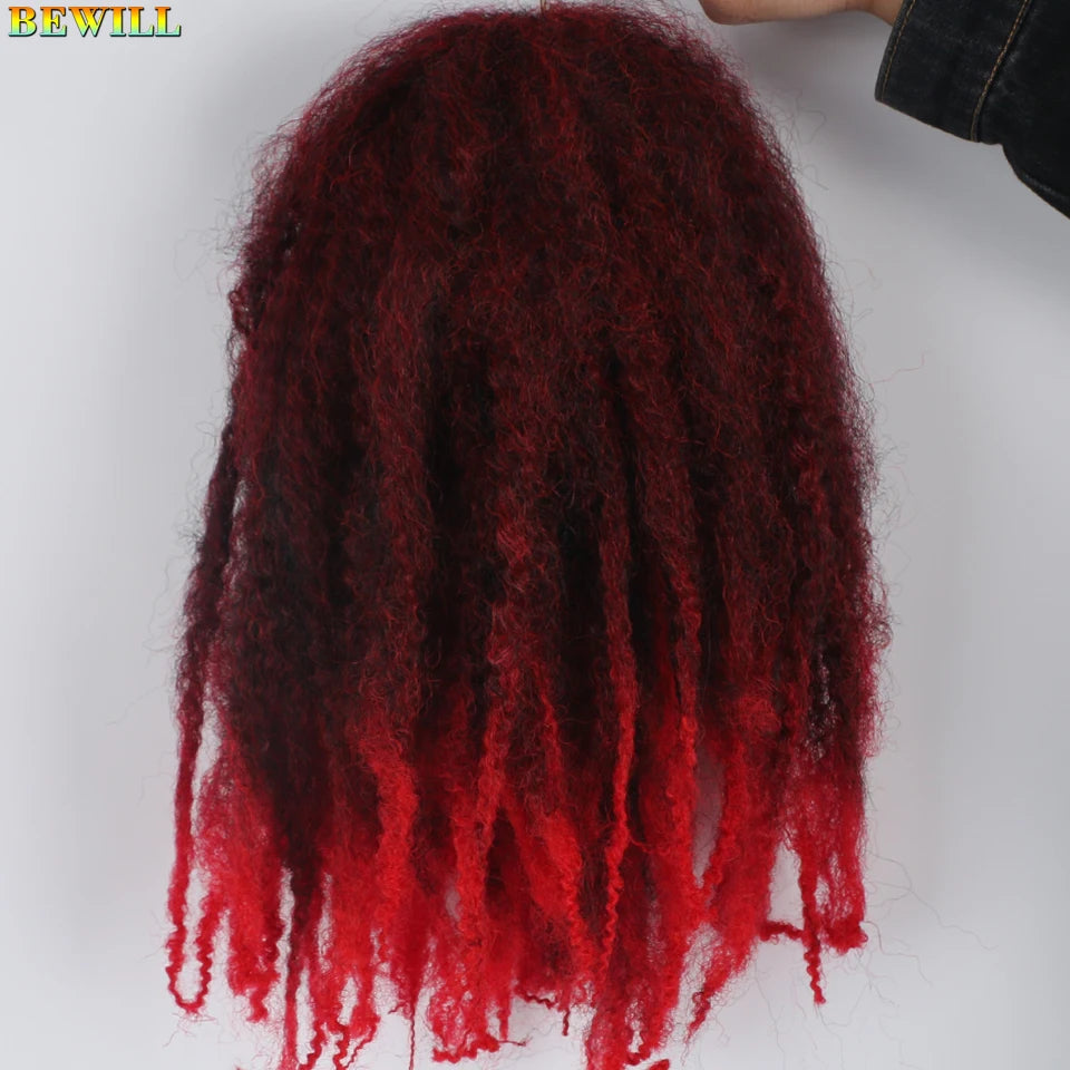 18 Inch Marley Twist Crochet Hair – Ombre Black to Blonde Synthetic Afro Braiding Hair