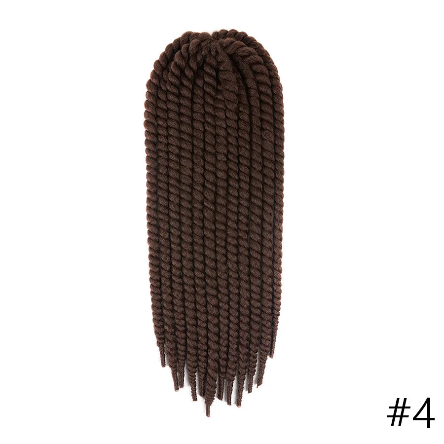 22 Inch Senegalese Twist Crochet Hair – Ombre Synthetic Jumbo Twist Braids (120g)