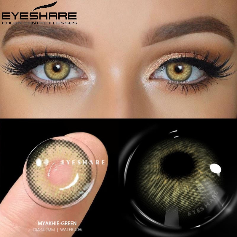 2pcs Contact Lenses Brown Contact Lenses Beautiful Pupil Natural Contact Lenses