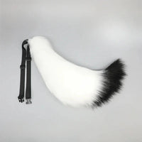 Plush Cosplay Tail – Soft Faux Fur Animal Tail with Adjustable Belt for Adults