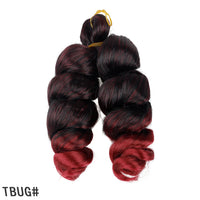 French Curly Crochet Hair Short 12inch Synthetic Braiding Hair Loose Wavy French Curl Braids Extensions for Women