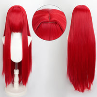 100cm Colourful Wig Long Staight Cosplay Anime Costume Party Wigs Synthetic Heat Resistant Wig
