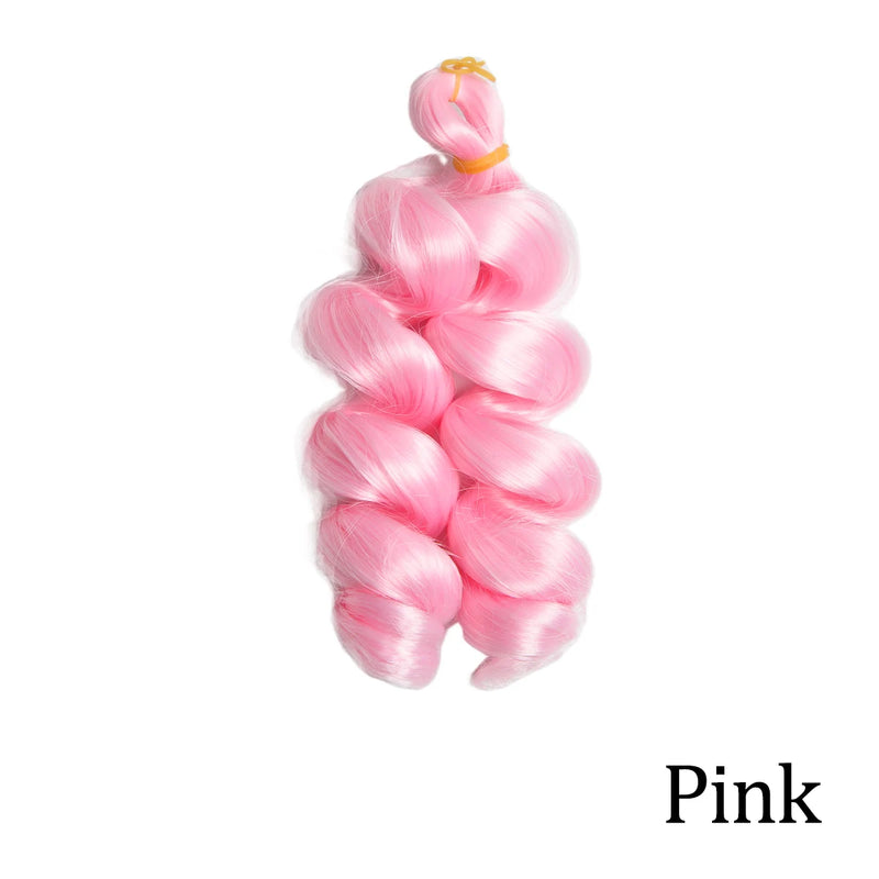 Loose Curly 12″ Pre-Stretched Wavy Braiding Hair – Easy Crochet / Box Braid Bulk (Natural-Curl, Low Shedding)