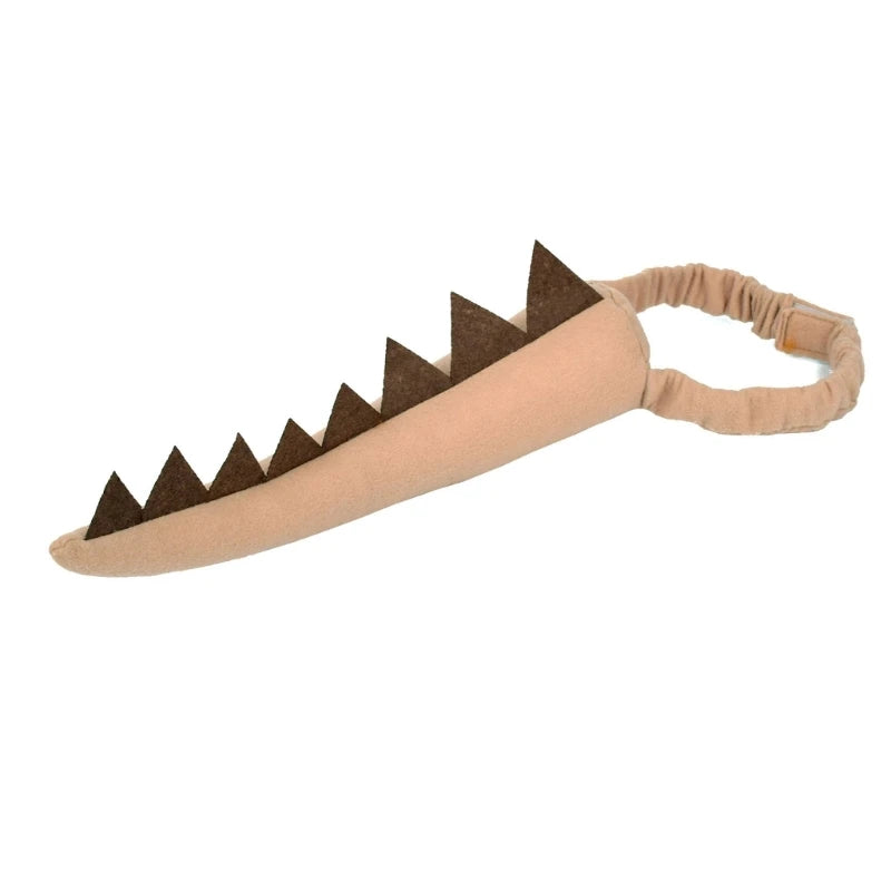 652F Halloween Cosplay Themed Party Children Dinosaur Tail Costume Accessories