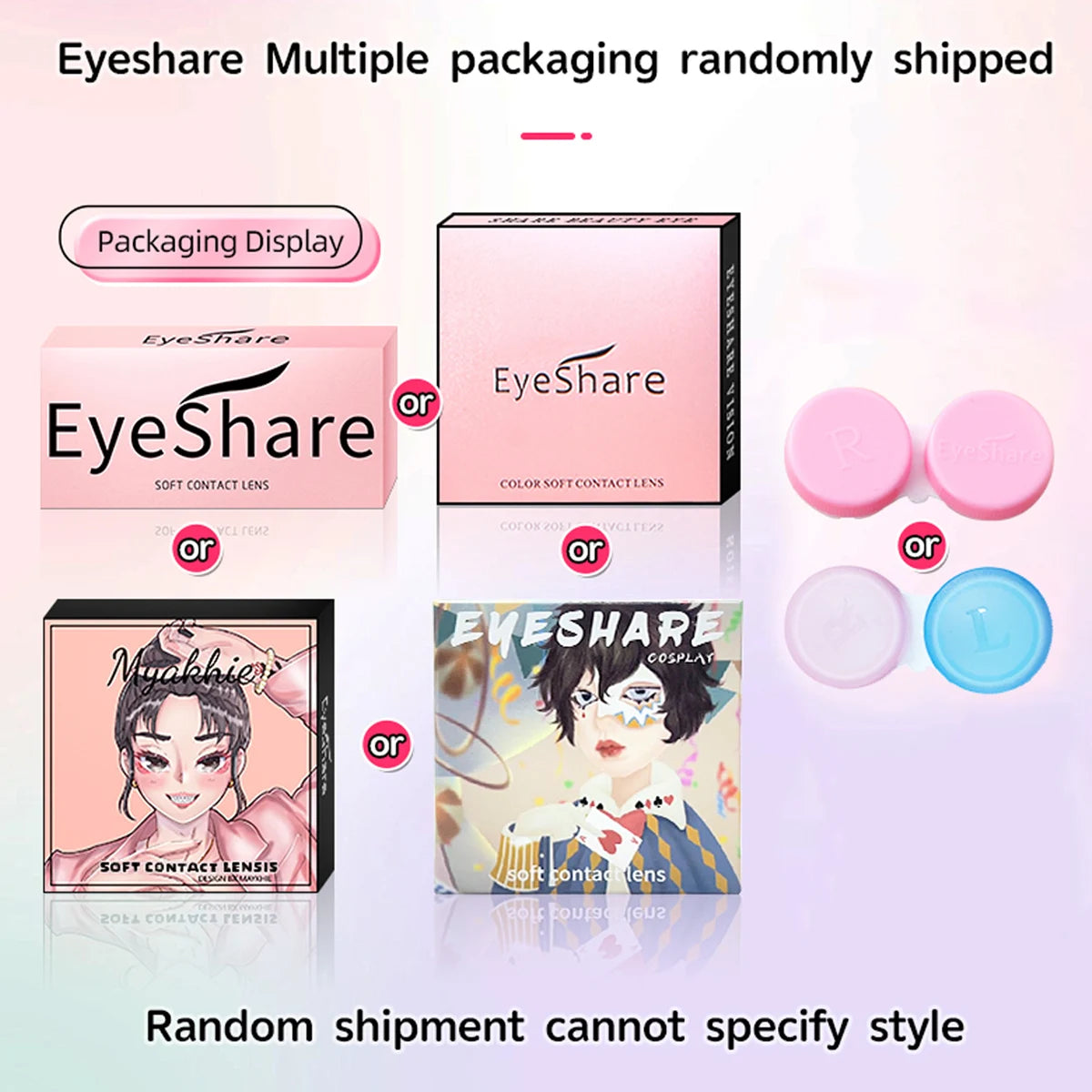 EYESHARE 1pair New Color Contact Lenses for Eyes Brown Eyes Lens Fashion Blue Lenses Green Beautiful Pupil Yearly Gray Contact