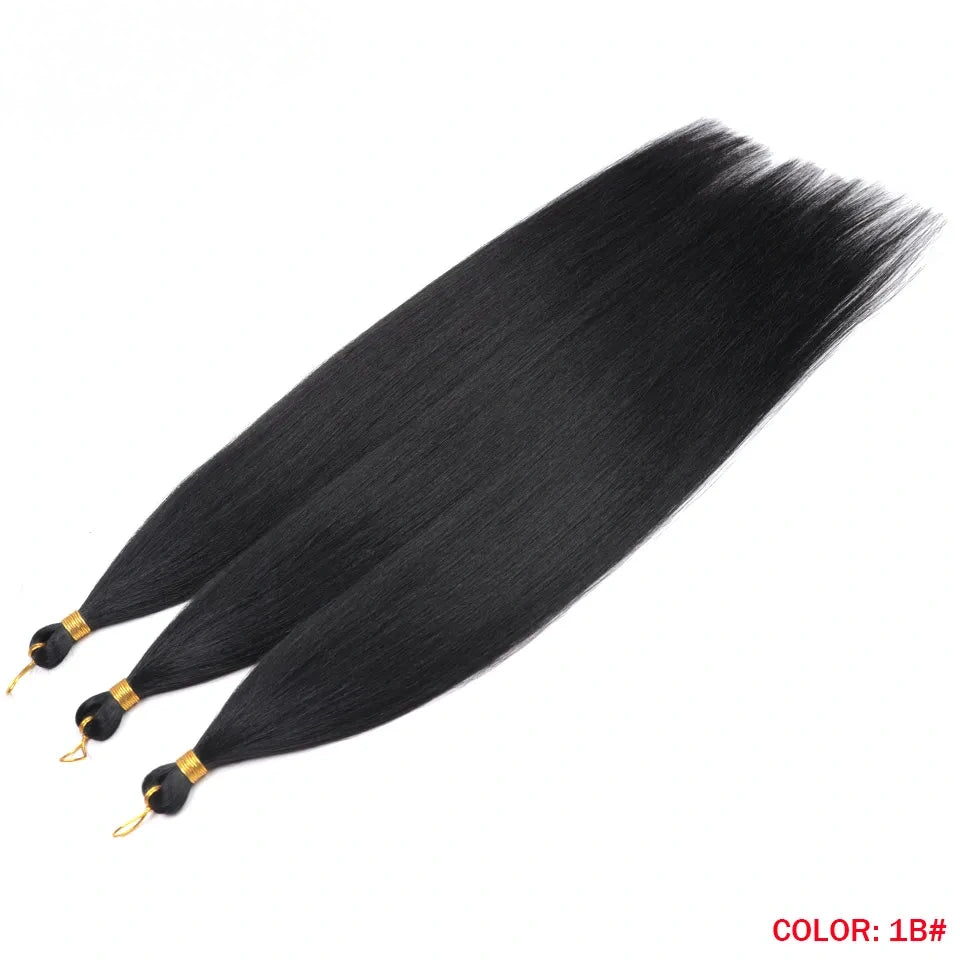 28" Deep Wave Crochet Braiding Hair 3 Pack 300g Synthetic Hair Bundles Ombre Blonde Crochet Hair Extensions