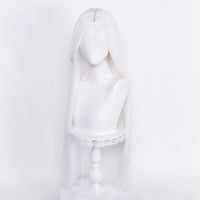 Long Straight Cosplay Wig 100cm Centre Parting Central Split Blond Pink Red Purple Heat Resistant Synthetic Hair Wigs