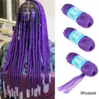 Brazilian Wool Braiding Hair | Acrylic Yarn for Crochet Braids Perfect for Senegalese twists, Senegal twist braids, and protective hairstyles