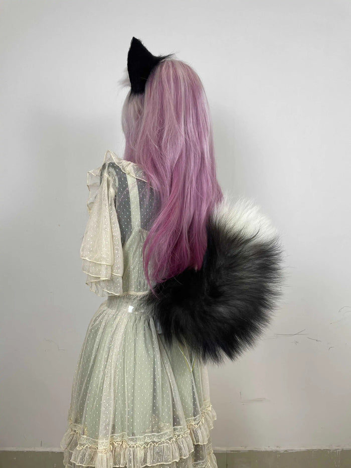 Moving Tail Electronic Electric Swing Tail Cat Tail Wolf Tail Cosplay Party Atmosphere Prop