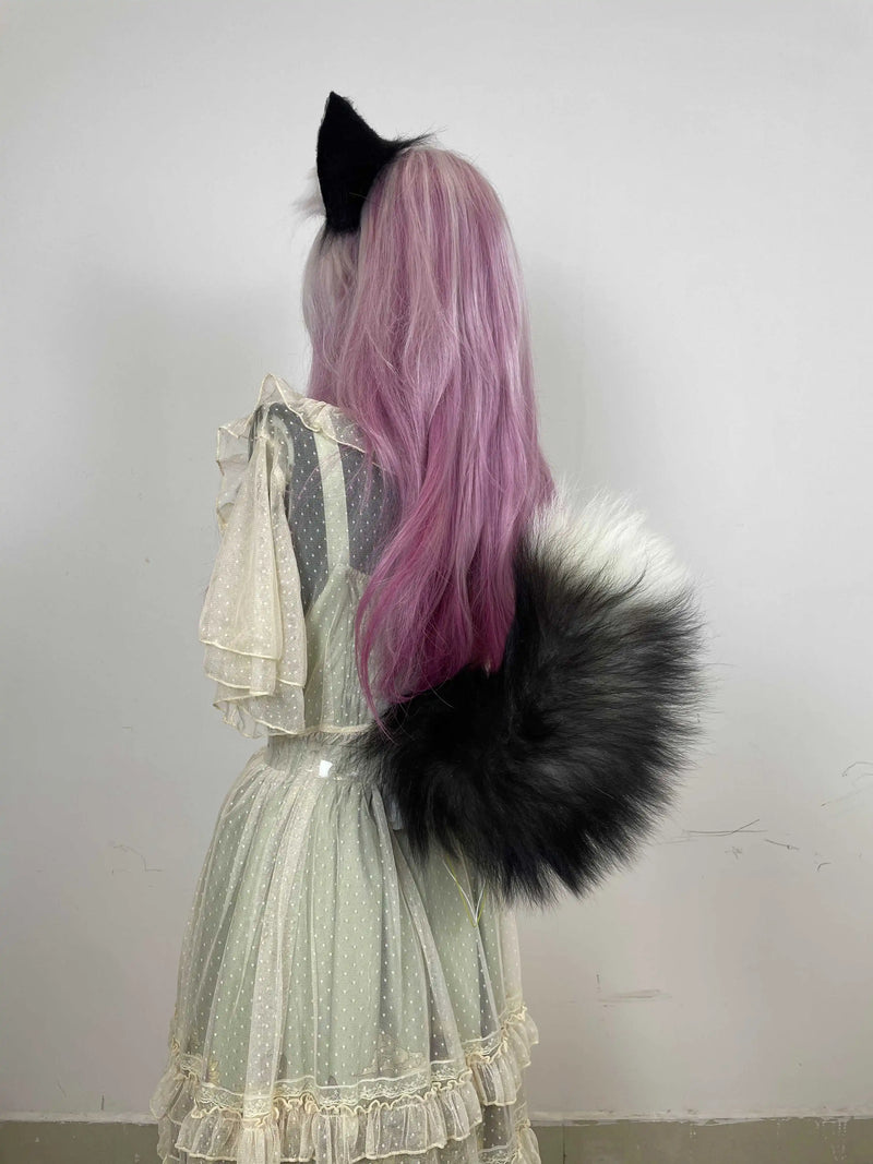 Moving Tail Electronic Electric Swing Tail Cat Tail Wolf Tail Cosplay Party Atmosphere Prop