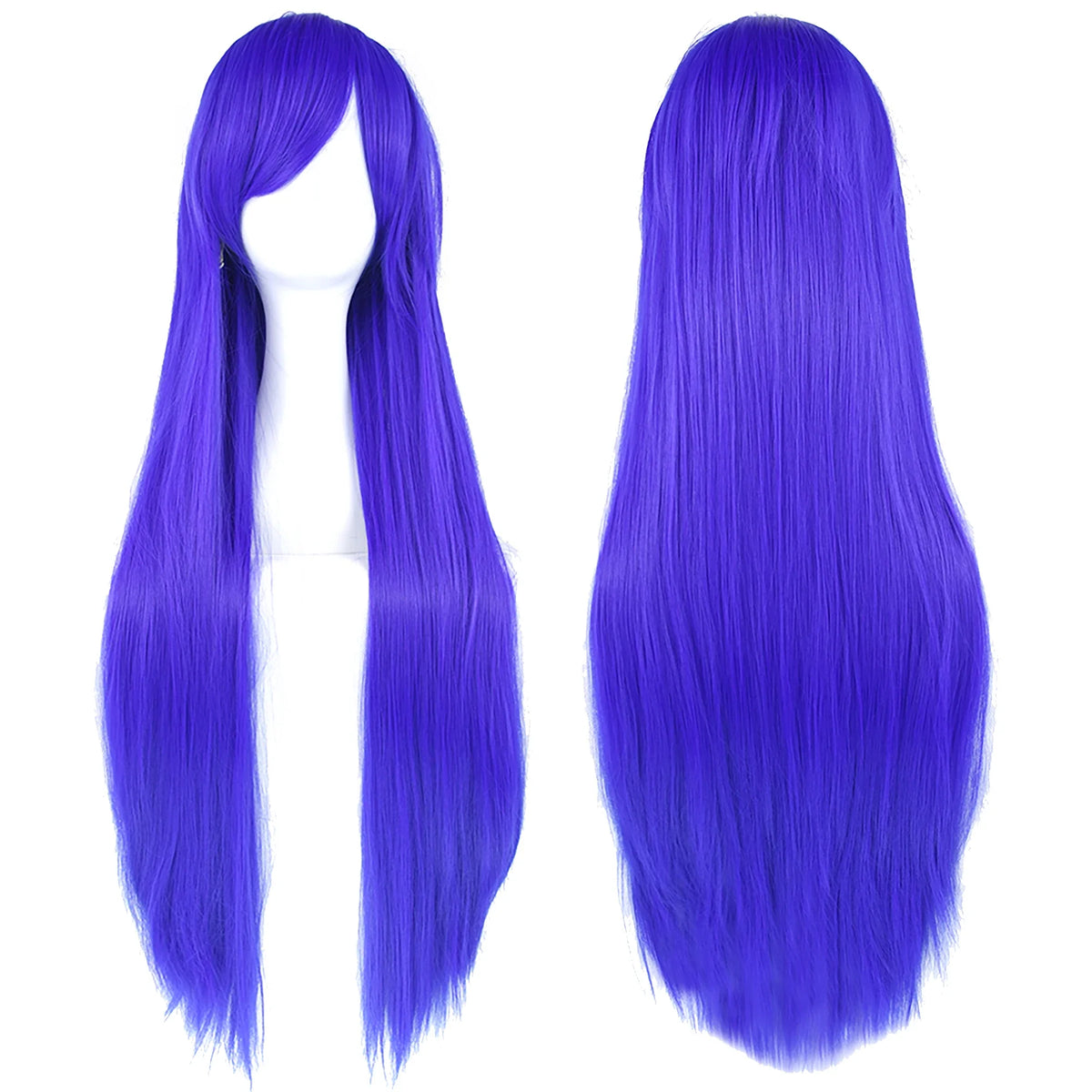 80cm Long Straight Cosplay Wig Synthetic Heat Resistant Wig for Women Party Costume Hair