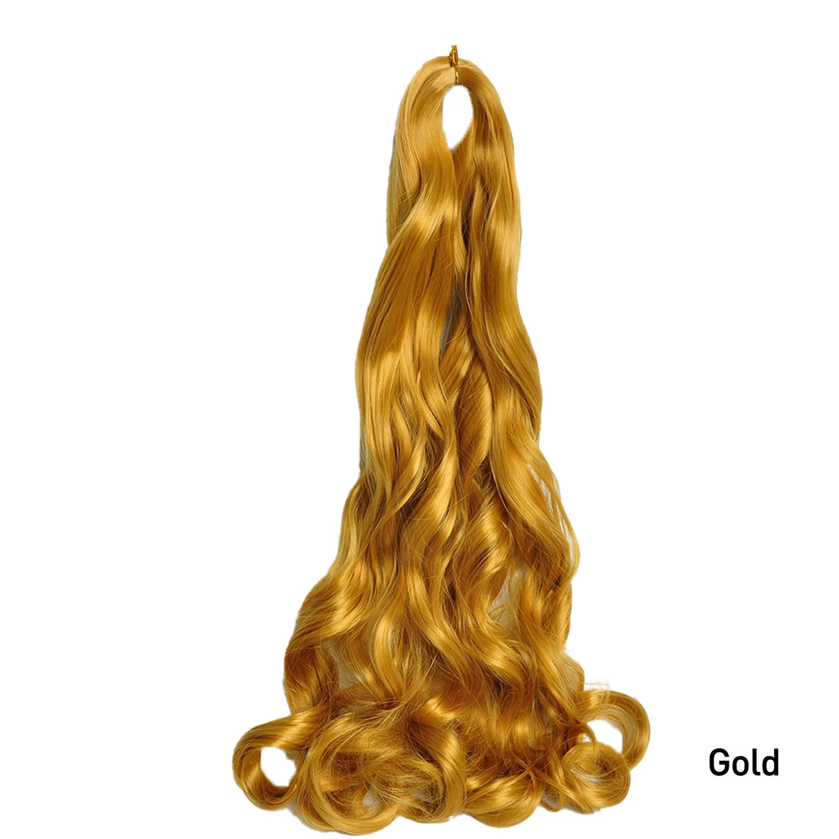 French Curls Braiding Hair Extensions Synthetic Hair Loose Wave Spiral Curl Braids High Temperature Ombre Pre Stretched Hair