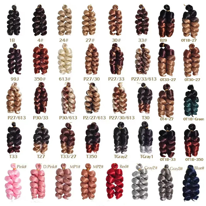 Loose Wavy French Curly Braiding Hair 14Inch Purple Pre Stretched Bouncy Hair Extensions Synthetic Spiral Curls Braids Hair