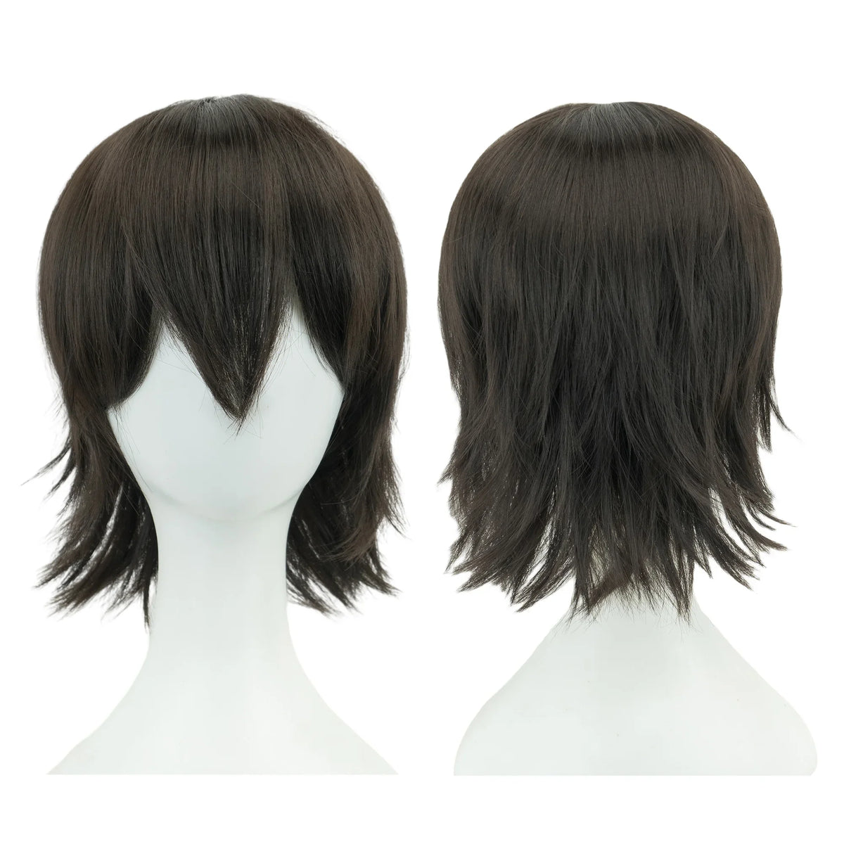 12 Inches Short Cosplay Hair Party BOB Wigs with Bangs Pink Blonde Orange Halloween Costume Lolita Wig