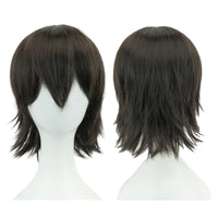 12 Inches Short Cosplay Hair Party BOB Wigs with Bangs Pink Blonde Orange Halloween Costume Lolita Wig