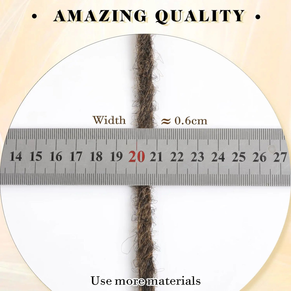 24 Inch Synthetic Dreadlock Extensions | 5 Strands Ombre Hippie Crochet Braids