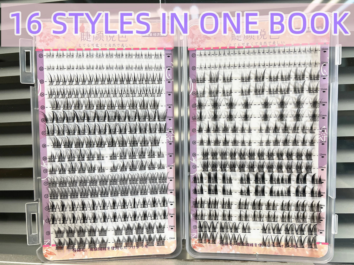 Mix 32Rows Eyeslashes Extension Personal Professional Individual Cluster Grafting Wholesale Large Capacity Flowerknow Makeup