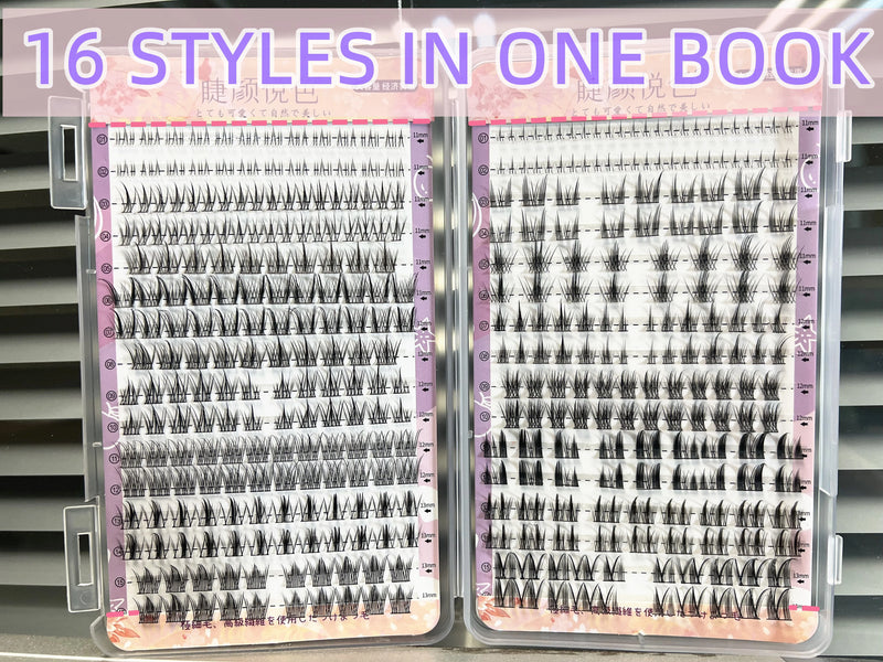 Mix 32Rows Eyeslashes Extension Personal Professional Individual Cluster Grafting Wholesale Large Capacity Flowerknow Makeup