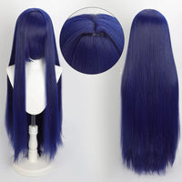 100cm Colourful Wig Long Staight Cosplay Anime Costume Party Wigs Synthetic Heat Resistant Wig