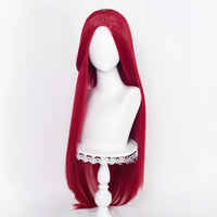 Long Straight Cosplay Wig 100cm Centre Parting Central Split Blond Pink Red Purple Heat Resistant Synthetic Hair Wigs