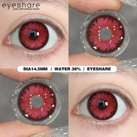 EYESHARE 1Pair Color Contact Lenses For Eyes Anime Purple Colored Lenses Pink Cosplay Halloween Makeup Lenses Yearly Eye Contact