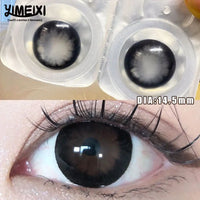 YIMEIXI 5 Pairs 1Day Pink Contacts Lenses Myopia Prescription Daily Disposable Eyes Nature Colored Lenses Makeup Beauty Pupil