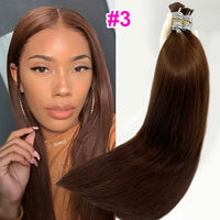 Straight Human Hair Bulk for Braiding | No Weft