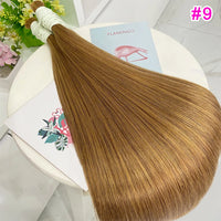 Colored Straight Human Hair Bulk for Braiding