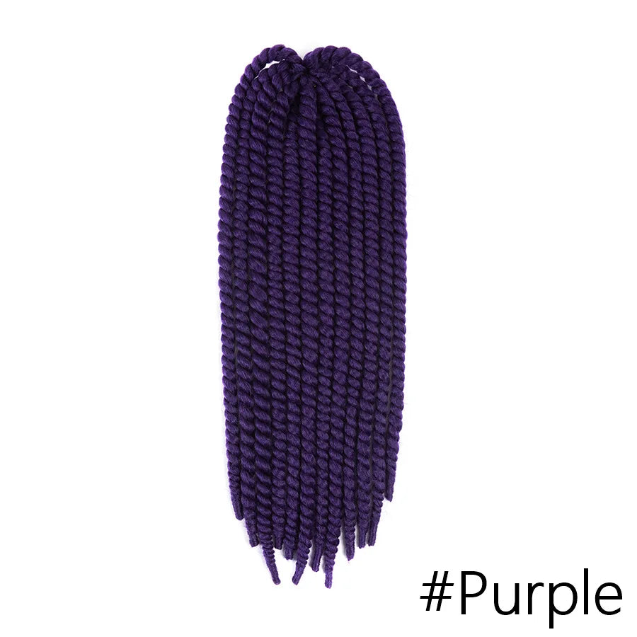 22 Inch Senegalese Twist Crochet Hair – Ombre Synthetic Jumbo Twist Braids (120g)