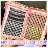 Mix 32Rows Eyeslashes Extension Personal Professional Individual Cluster Grafting Wholesale Large Capacity Flowerknow Makeup