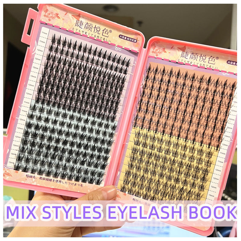 Mix 32Rows Eyeslashes Extension Personal Professional Individual Cluster Grafting Wholesale Large Capacity Flowerknow Makeup