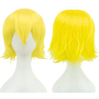 12 Inches Short Cosplay Hair Party BOB Wigs with Bangs Pink Blonde Orange Halloween Costume Lolita Wig