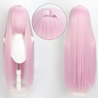 100cm Colourful Wig Long Staight Cosplay Anime Costume Party Wigs Synthetic Heat Resistant Wig