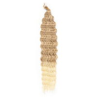 1 Pack Deep Wave Crochet Hair – Synthetic Passion Twist Braiding Hair Extensions